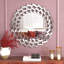 Beveled Frameless Gear Accent Wall Mirror
