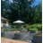 Anleolife Galvanized Steel Garden Bed 8x4x2ft Oval Gray, Set of 6