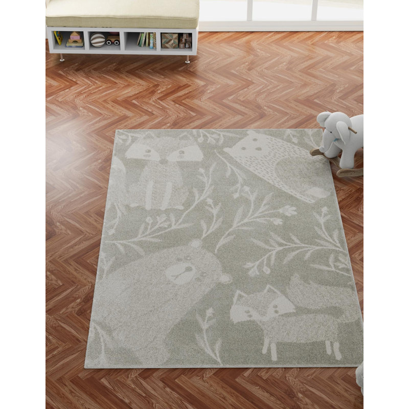 Tapis pour enfant Whimsy, Rectangle 5 pi 3 po x 8 pi