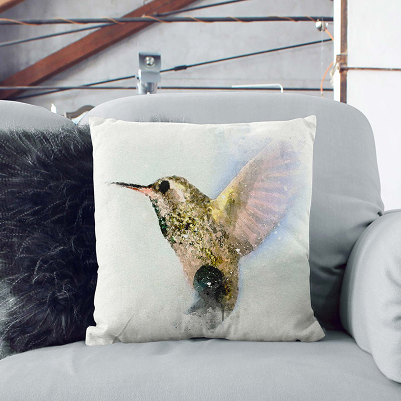 Square Throw Cushion, 55cm H x 55cm W x 20cm D