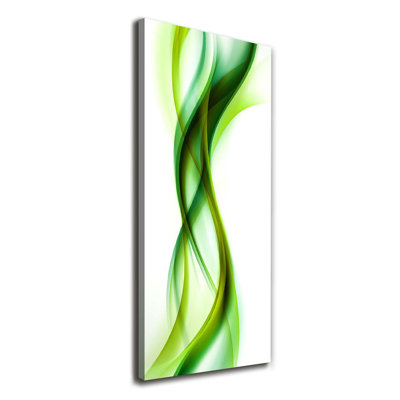 Waves Abstraction - Wrapped Canvas Print