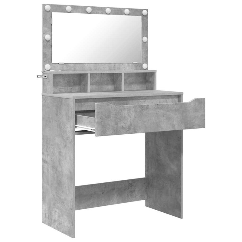 Dressing Table, Concrete Grey