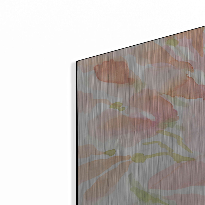 Art mural en métal Winston Porter «Floral Soak» par Cindy Jacobs, H 36 po x l 36 po