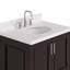 Ensemble de meuble-lavabo simple 30,25 po avec plateau en quartz Abshire-94668801
