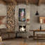  Art mural en métal «Bird On Vases» par Heather Gauthier, 24 po x 48 po