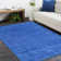 Rectangle Shriram Machine Woven Polyester Area Rug in Navy