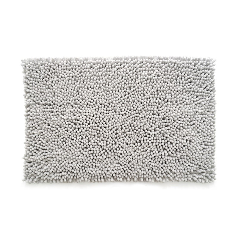 Evyan Non-Slip Bath Rug, 21" W x 34" L, Cream
