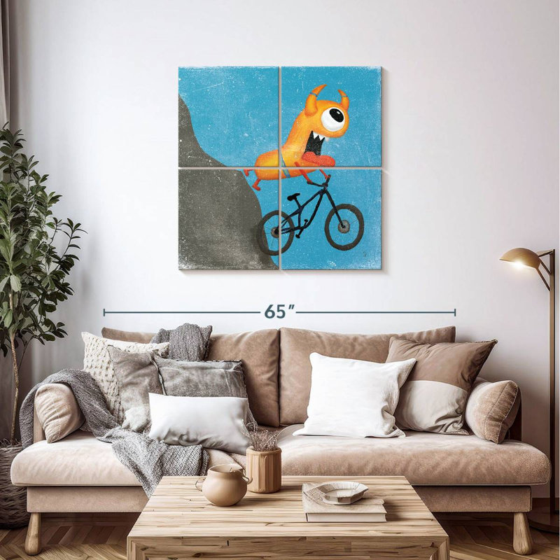 Ashelle Xtreme Monsters I, 38" H x 38" W