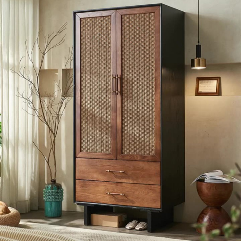 Armoire rétro de style Wabi Sabi