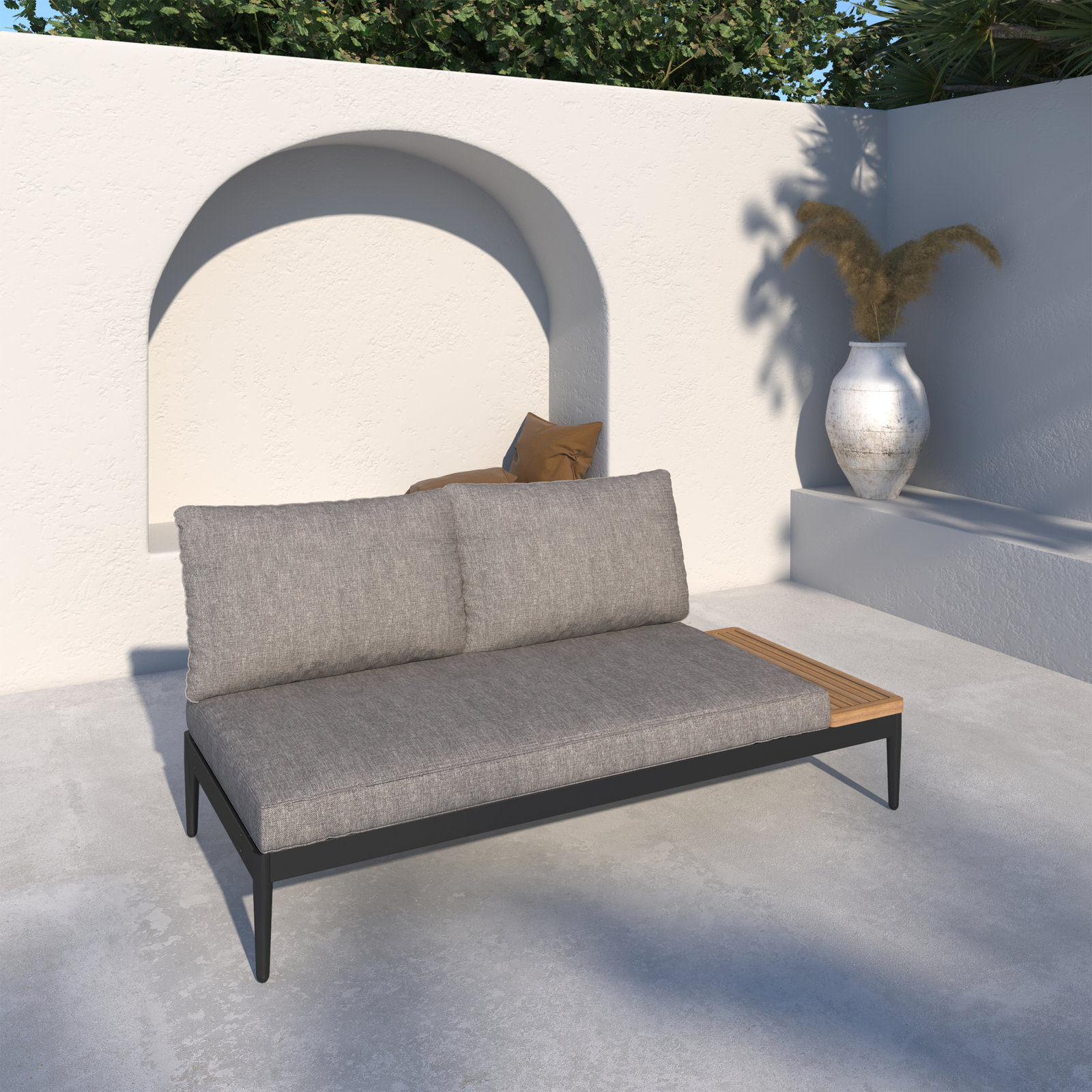 Bernardi 31" Teak Patio Sofa