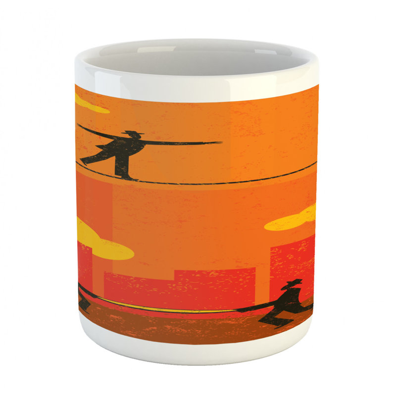 Grande tasse à café cirque