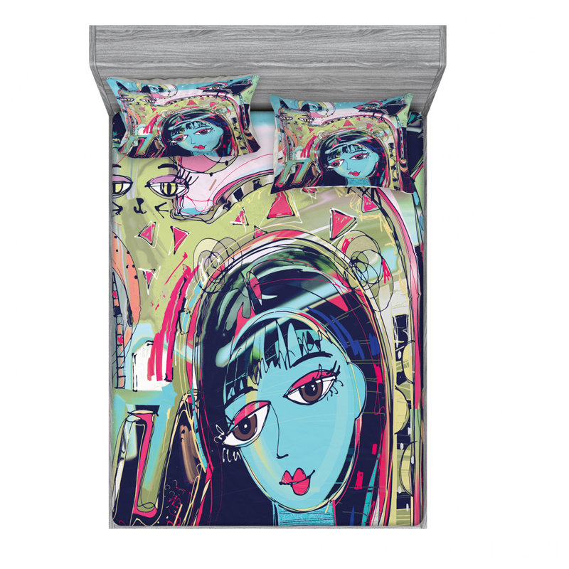 Ensemble de draps Funk, Taies d'oreiller pour grand lit