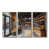 Toile naturelle avec cadre flottant