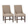 Barlow Linen Upholstered Dining Chair in Light Cream/Biege