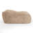Brown  Large Faux Fur Armless Bean Bag Lounger