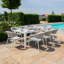 Bergh 8 Seat Rectangular Dining Set - with Fire Pit Table-1410330517