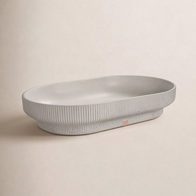 Lotus Oval Concrete Vessel Sink