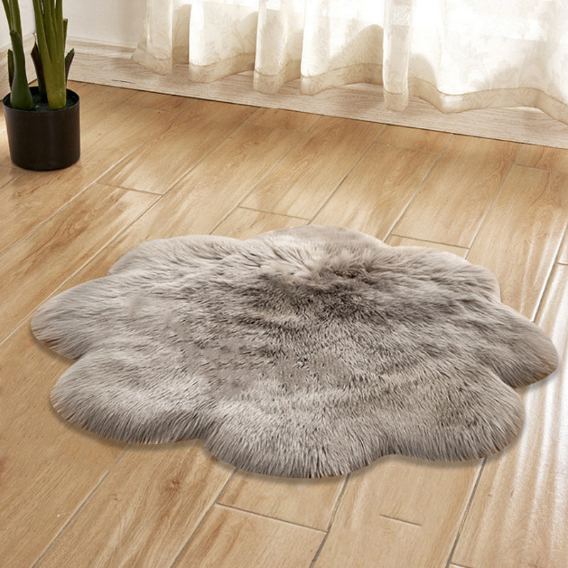 Oundle Sheepskin Shag 90cm X 90cm Area Rug