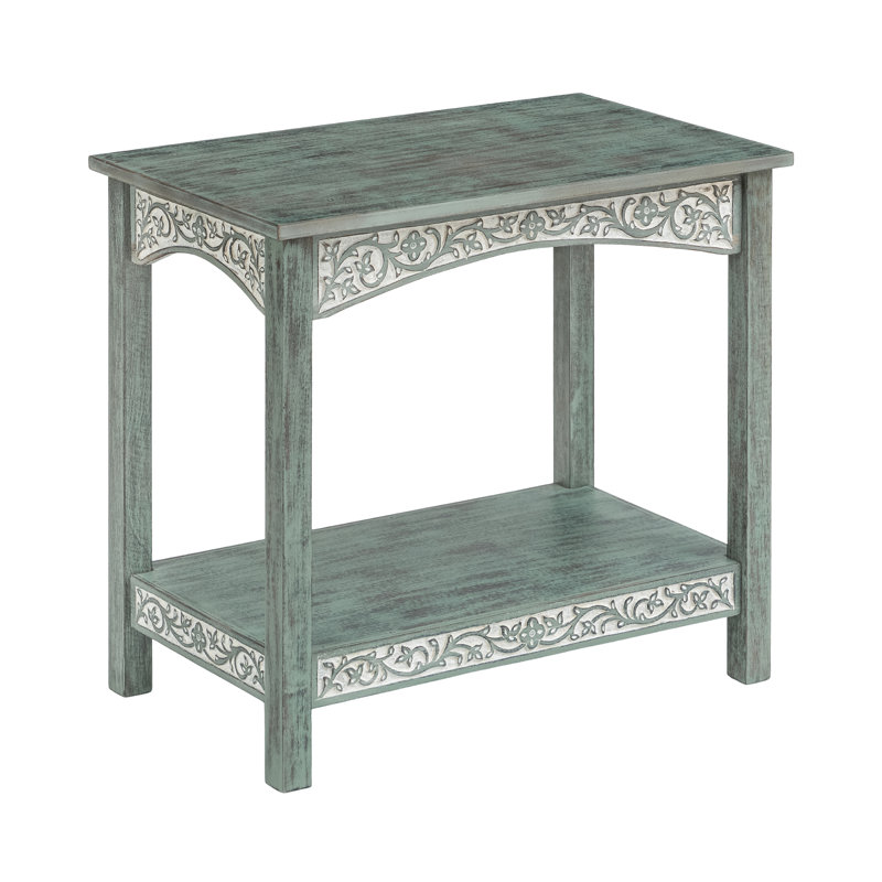 Console en bois avec rangement ouvert JFY