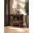 Modern Style 1Pc End Table With Pull Out Tray, Drink Table