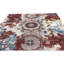 Tapis ivoire et rouge noué à la main de haute qualité