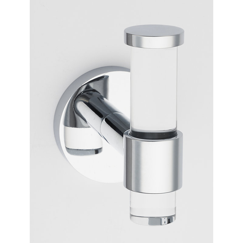 Single Robe Hook, Polished Chrome