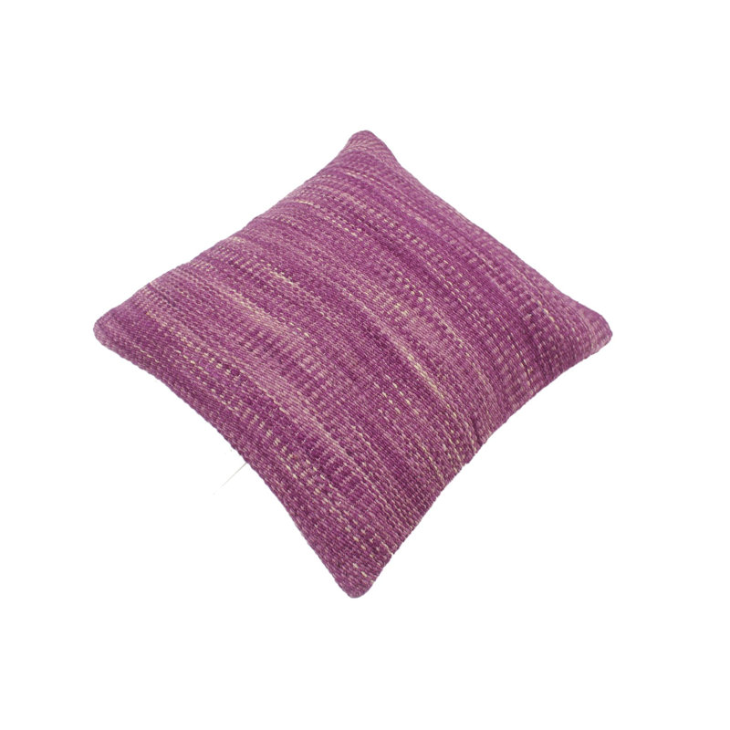 Coussin décoratif géométrique, Mauve