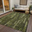 Machine Washable Indoor/Outdoor Christain ACN1305 Olive-102533847