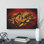 Python Snake - Wrapped Canvas