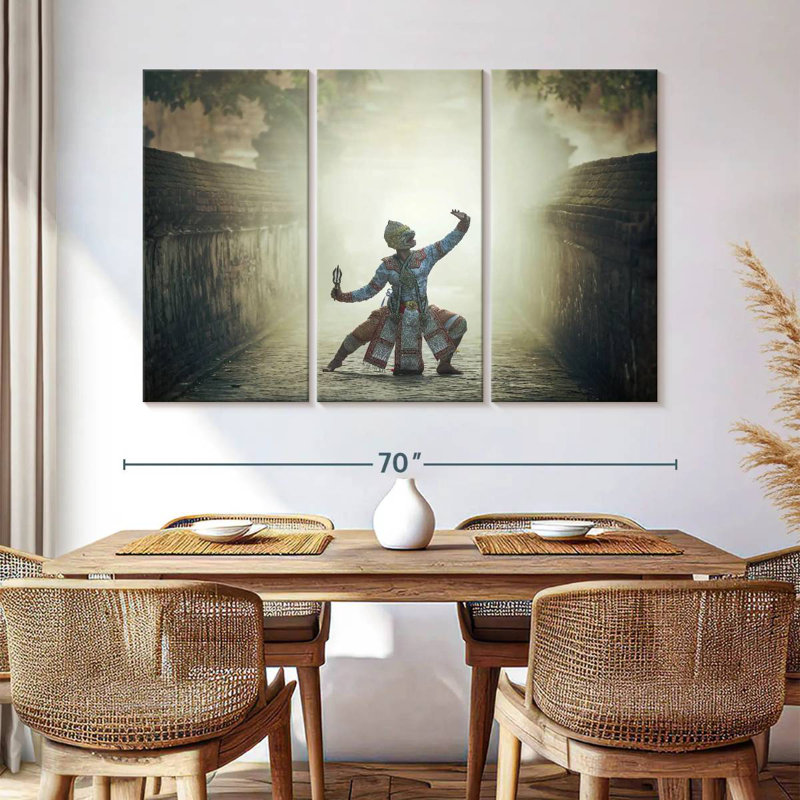 Enn Khon Dancer, 42" H x 65" W