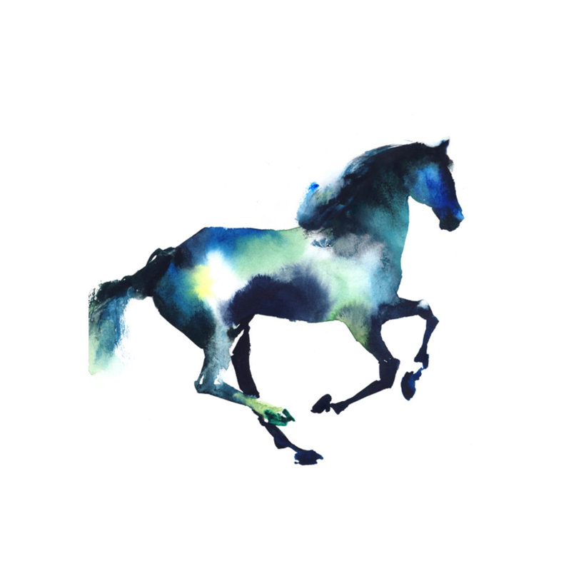 Equestrian Dance I Print by Emma Brooks, Outdoor, 40" H x 40" W x 1.5 "D