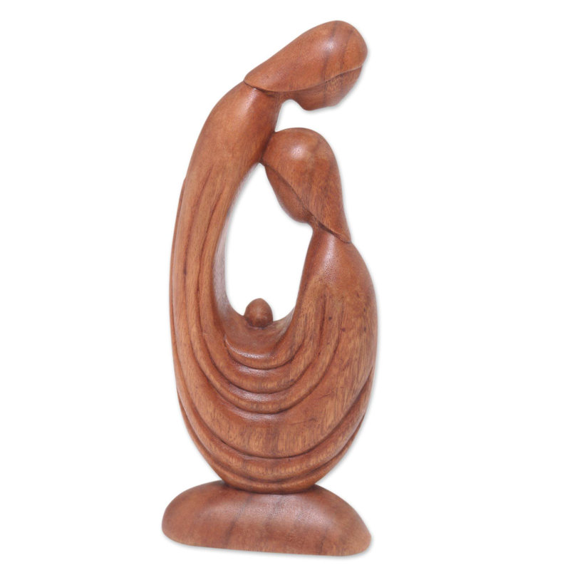 Figurine en bois first love Reczkowski