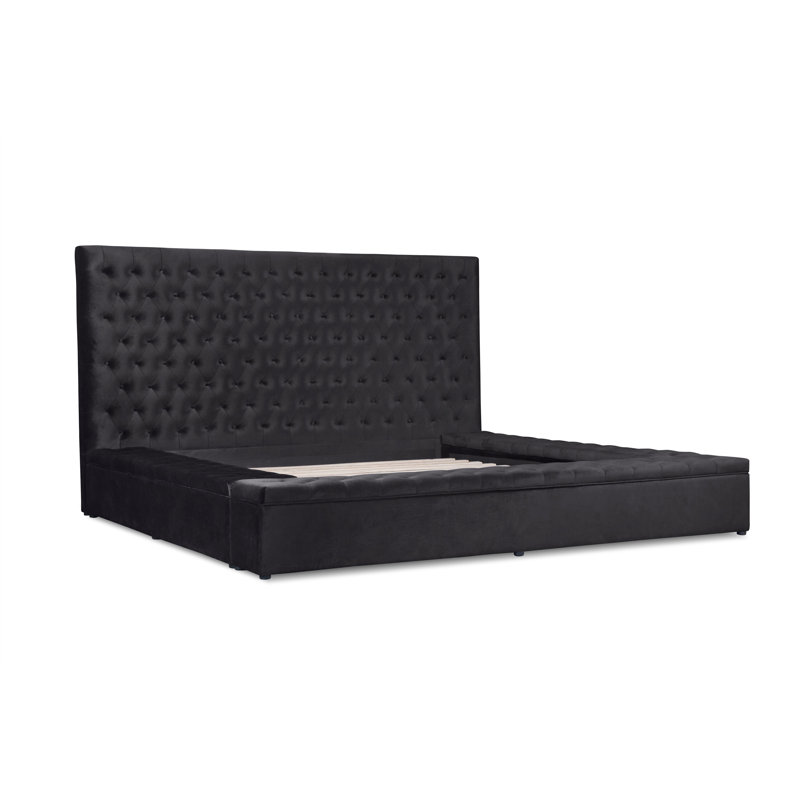 Capriola Bed, Queen, Black