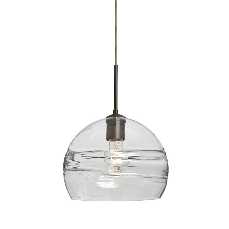 Grajeda 1 - Light Single Pendant, Bronze, Clear