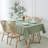 Rectangle Tablecloth Weaved Pattern Waterproof Spillproof-389624983
