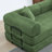 Boneless 80.7" Corduroy Sleeper Sofa Modular Sofa Bed Compression Foam Couch Bed With 2 Pillows - No Assembly Required-1269532577