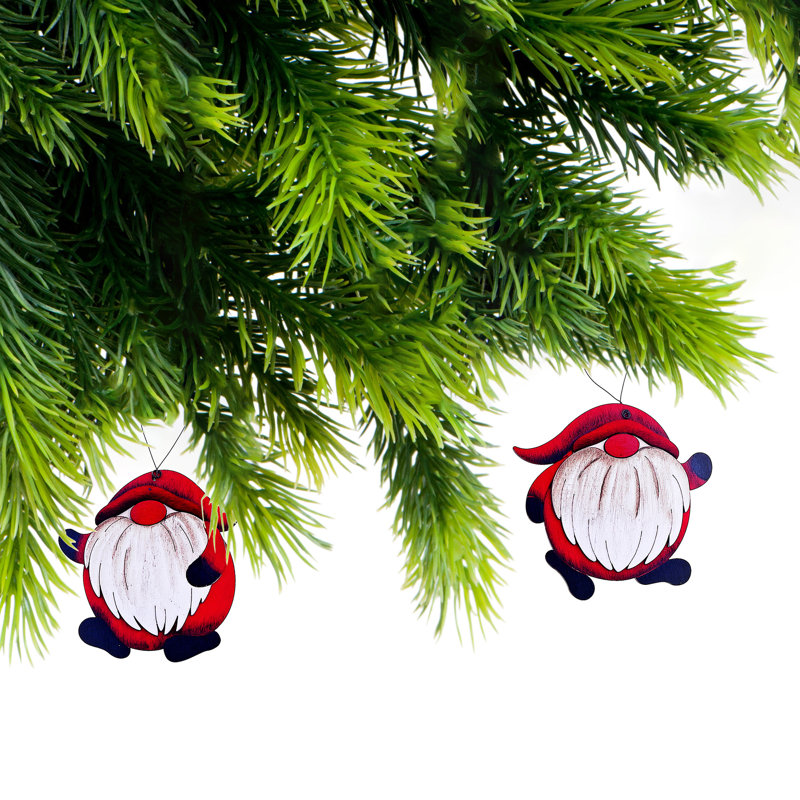 4'' Wood Holiday Shaped Ornament