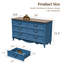 Commode à 6 tiroirs de 54 po de large avec commode de chambre à coucher-118028060