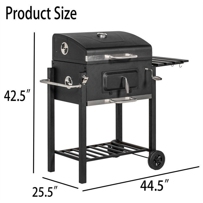 Barbecue au charbon 44,5 W TONWIN