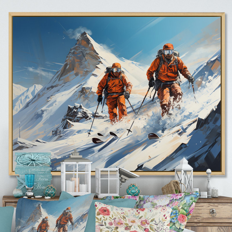 Canada Whistler Adventure I - reproduction sur toile, H 12 po x l 20 po x P 1 po, Cadre naturel flottant