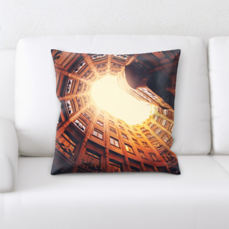 Illuminated Microsuede Reversible Throw Pillow