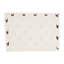Ensemble de 4 napperons d'inspiration drapeau rouge et bleu 100% coton 14 po x L 20 po