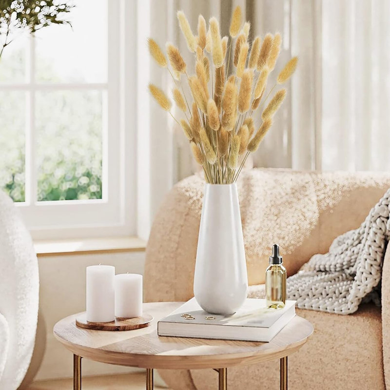 Glass Rabbit Tail Grass Arrangement, Natural
