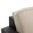 Serta Laguna Outdoor Patio Furniture Collection Arm Chair, Brown Wicker