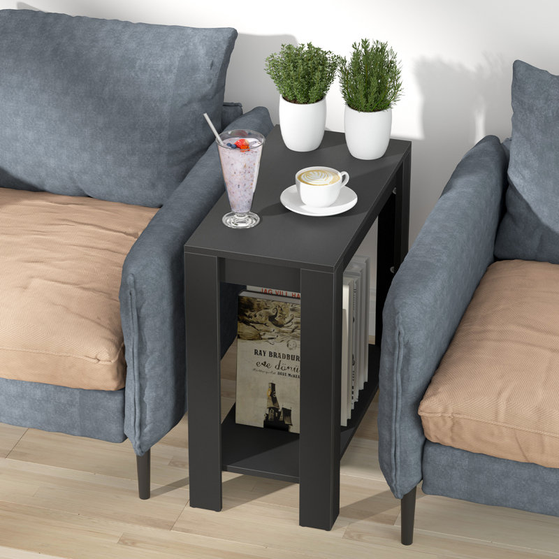 Solid Wood Top End Table