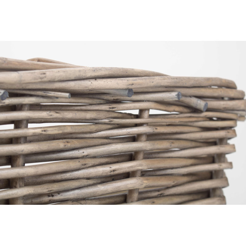 Fishersville Wicker Tray Storage Basket