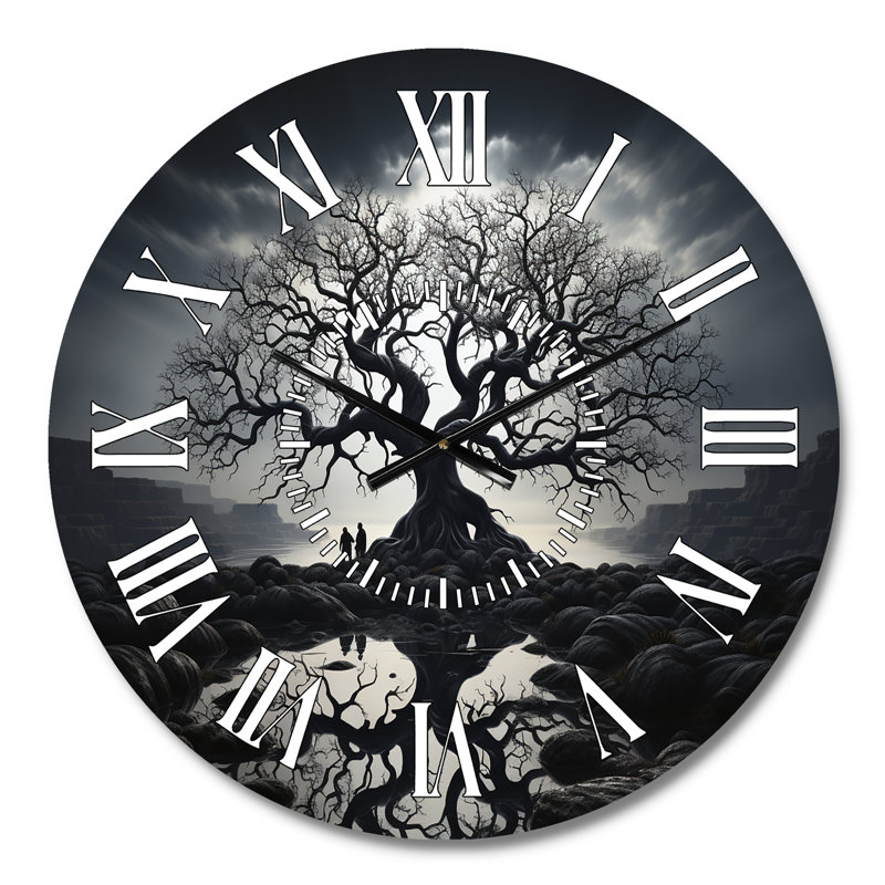 Horloge murale The Contrast Tree II, Médium