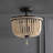 Norcott Solid Wood Semi Flush Mount-461756757