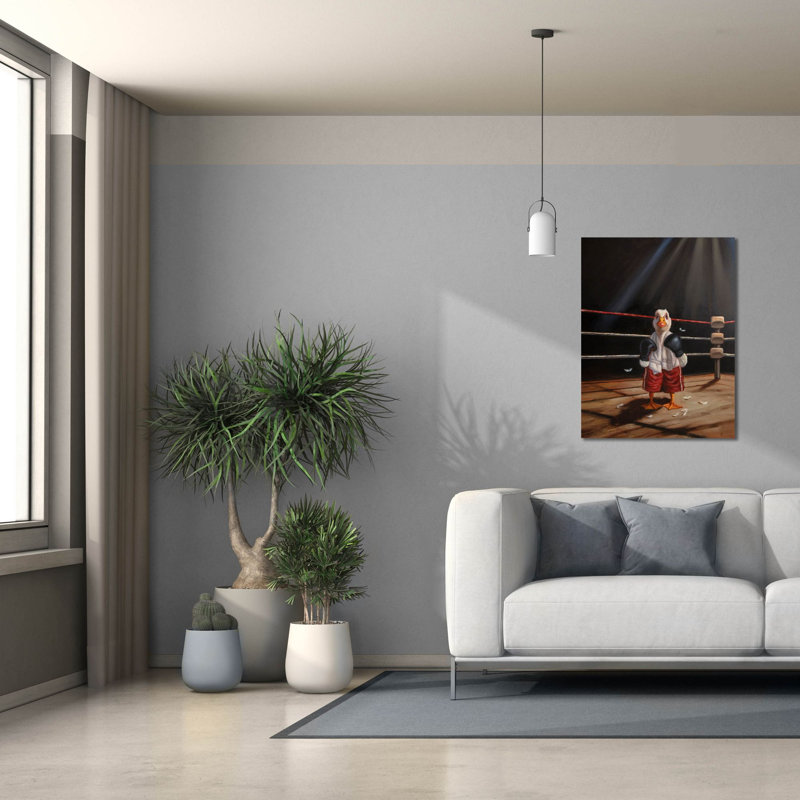  «Feather Poids» par Lucia Heffernan, art mural sur toile, 26 po x 34 po, H 34 po x l 26 po