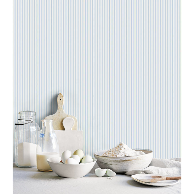 Galerie Miniatures 3 Blue Stripe Wallpaper